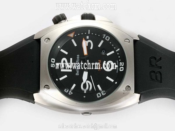 Bell Ross BR02 BR02 Steel Black Dial Stainless Steel Bezel Automatic Watch