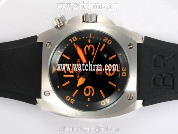 Bell Ross BR03-94 BR02 Steel Black Dial 44mm Stainless Steel Case Watch