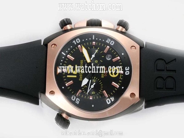 Bell Ross Chronograph BR02-92 Automatic Black Dial 44mm Watch