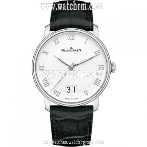 Blancpain Grande Date White Dial Automatic Men's Watch 6669-1127-55B