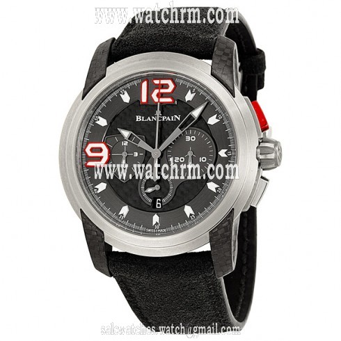 Blancpain L-Evolution Black Carbon Fiber Dial Titanium Automatic Men's Watch 8885F-1203-52B