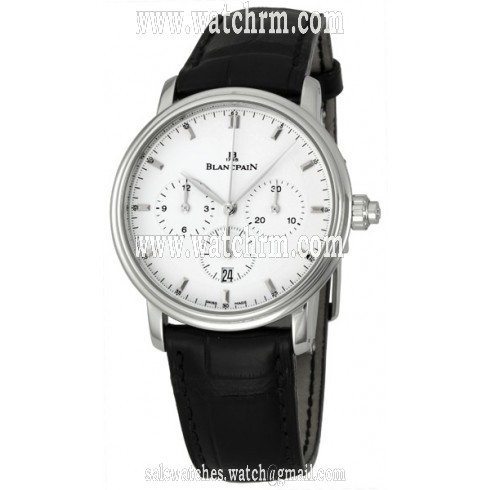 Blancpain Villeret Single Pusher Men's Watch 6185-1127-55B