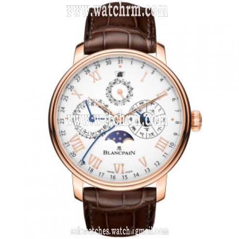 Blancpain Villeret Tradition Calendrier Chinois Traditionnel 18K Rose Gold Men's Watch 0888-3631-55B