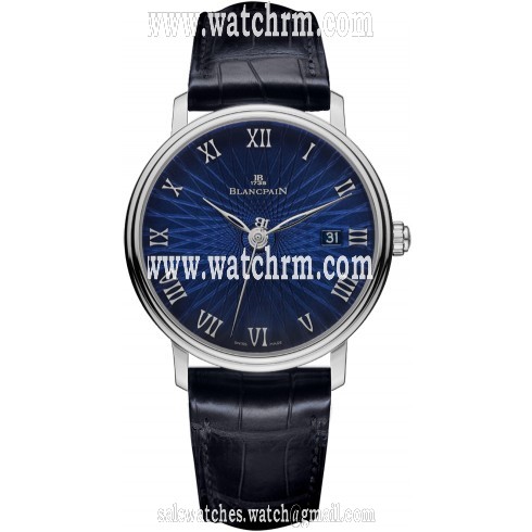 Blancpain Villeret Ultra Slim Blue Dial Men's Watch 6223C-1529-55A