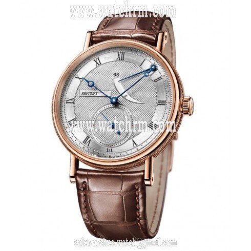 Breguet Clasique Silver Dial 18kt Rose Gold Men's Watch 5277BR129V6
