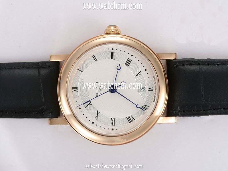 Breguet Classique Automatic 5197BB15986 18K Gold Case 35.5x7.65mm Mens Watch