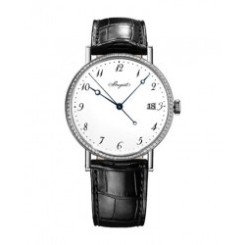 Breguet Classique Automatic White Dial Leather Men's Watch 5178BB/29/9V6.D000