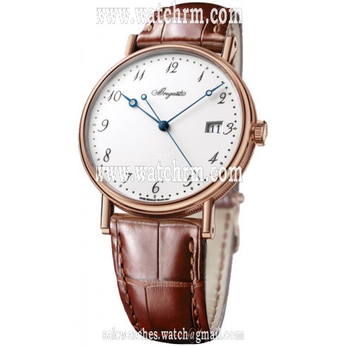 Breguet Classique Automatic White Dial 18kt Rose Gold Men's Watch 5177BR299V6