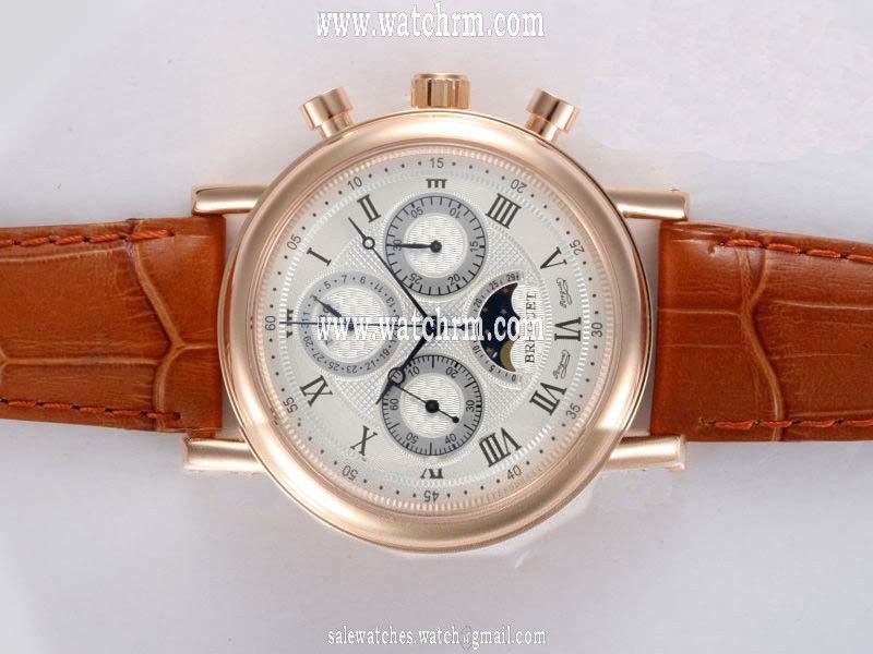 Breguet Classique Chronograph 7137BA/11/9V6 Manual Winding Round White Dial Watch