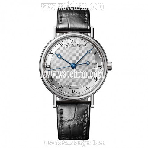 Breguet Classique Silver Dial 18K White Gold Automatic Ladies Watch 9067BB12976