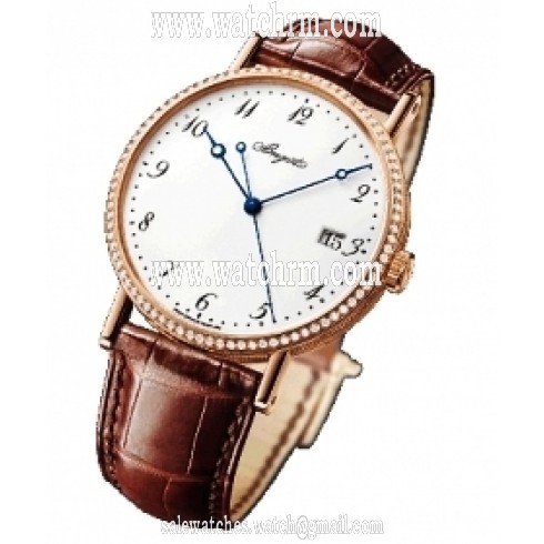 Breguet Classique White Dial Brown Leather Men's Watch 5178BR/29/9V6-D000