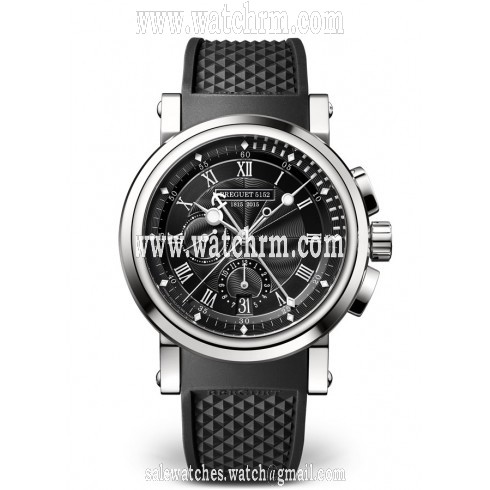 Breguet Marine 5823 Black Dial Chronograph Platinum Automatic Men's Watch 5823PTH25ZU