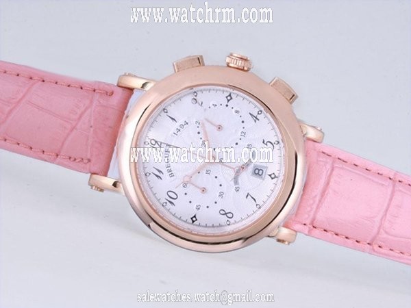 Breguet Marine 8828BR/5D/586 DD00 38mm Pink Rubber Strap Womens Watch
