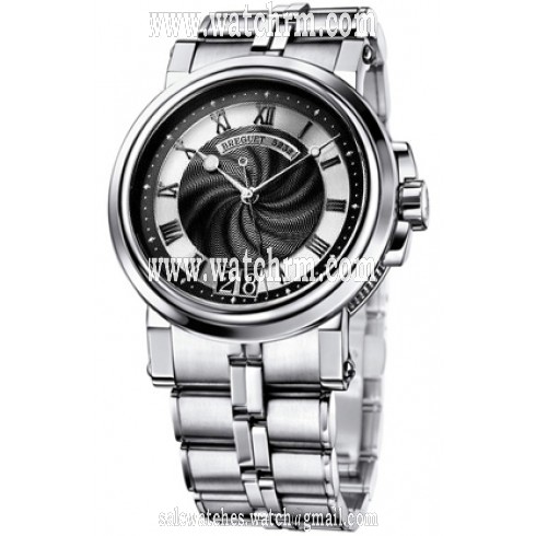 Breguet Marine Black Dial Stainless Steel Automatic Men's Watch 5817ST92SV0