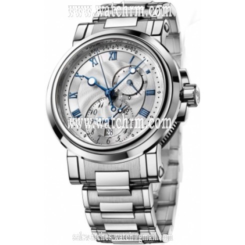 Breguet Marine II Dual Time GMT Watch 5857ST12SZO