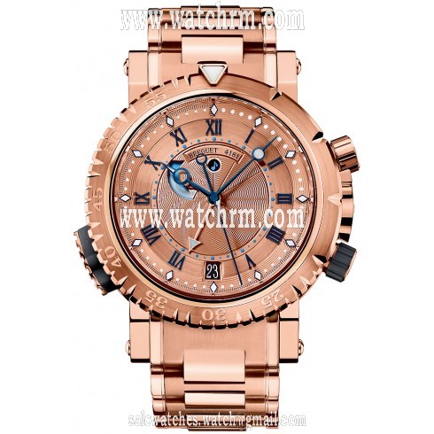 Breguet Marine Royale 18K Rose Gold Automatic Men's Watch 5847BR32RZ0