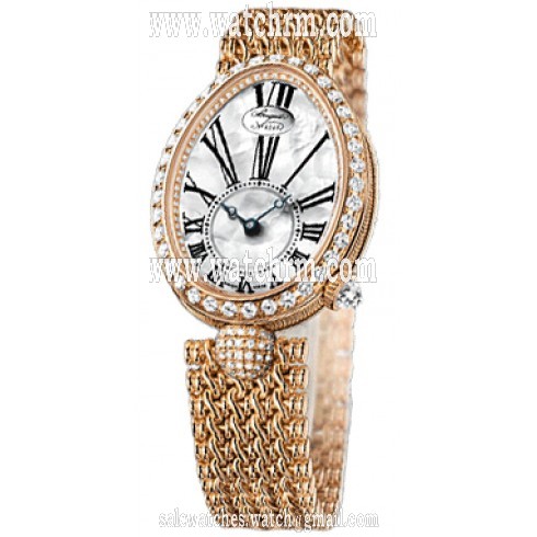 Breguet Reine de Naples Mother of Pearl 18kt Rose Gold Ladies Watch 8928BR51J20DD00