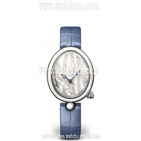 Breguet Reine de Naples Mother of Pearl Dial Automatic Ladies Watch 9807ST5W922