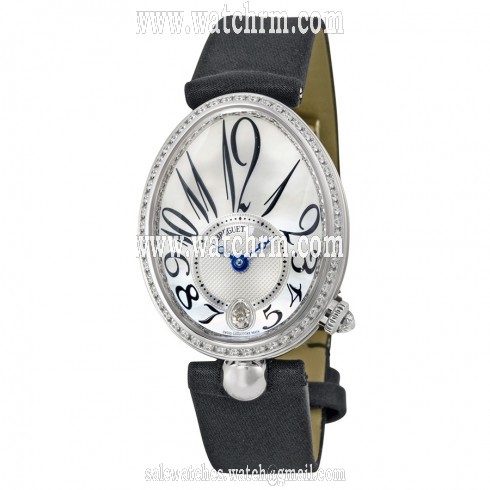 Breguet Reine De Naples Mother of Pearl Dial Diamond Automatic Ladies Watch 8918BB58864D00D