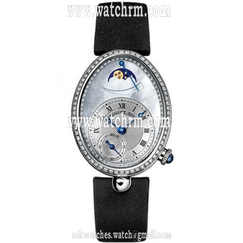 Breguet Reine de Naples White Gold Diamond Ladies Watch 8908BB52864