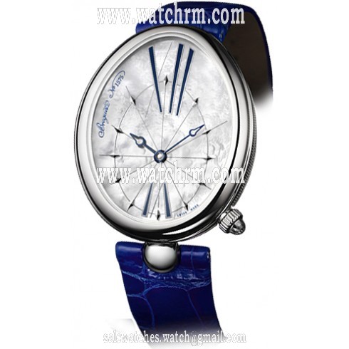 Breguet Reine de Naples White Mother of Pearl Dial Ladies Watch 8967ST/51/986