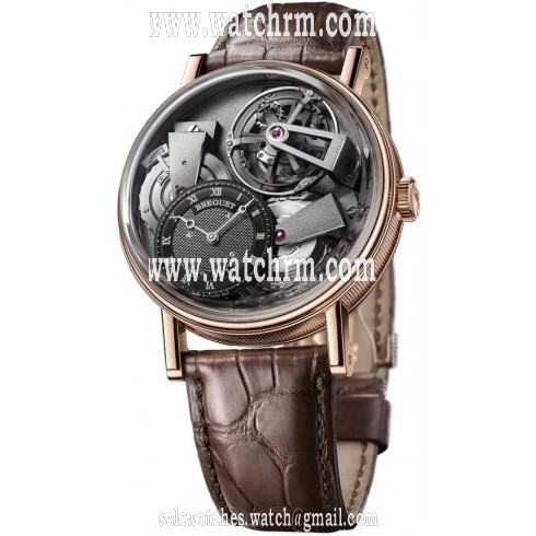 Breguet Tradition Tourbillon Black Dial Men's Watch 7047BR/G9/9ZU