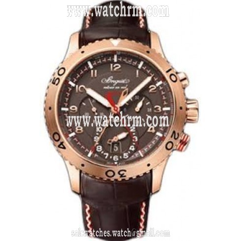 Breguet Transatlantique Type XXII Flyback Brown Dial Men's Watch 3880BRZ29XV