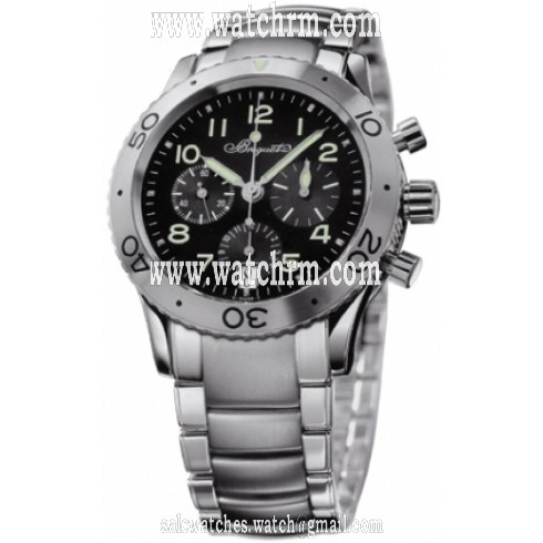 Breguet Type XX Transatlantique Black Dial Men's Watch 3820STH2SW9