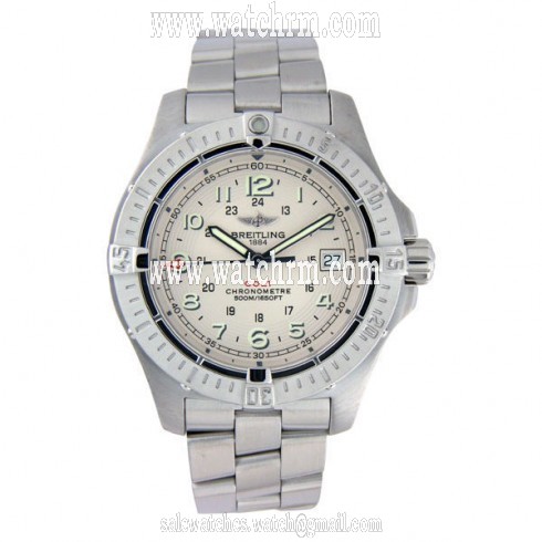 Breitling Aeromarine Colt Quartz Steel Men's Watch A7438010-G598SS