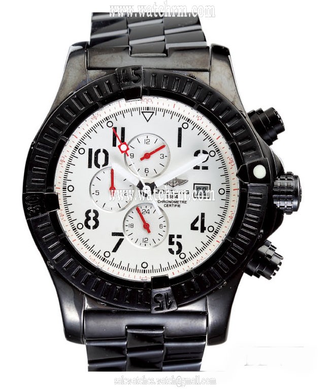 Breitling Aeromarine Chrono Avenger A13380 Stainless Steel Bezel Stainless Steel Case Midsize Watch