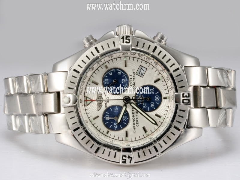 Breitling Aeromarine Chrono Colt A73380 Stainless Steel Bezel Stainless Steel Case Watch