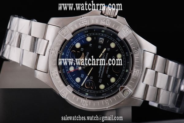 Breitling Aeromarine Superocean Steelfish A17390 Stainless Steel Bezel Automatic Mens Watch