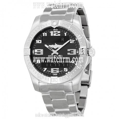 Breitling Aerospace Evo Black Dial Titanium Men's Watch E7936310-BC27TI