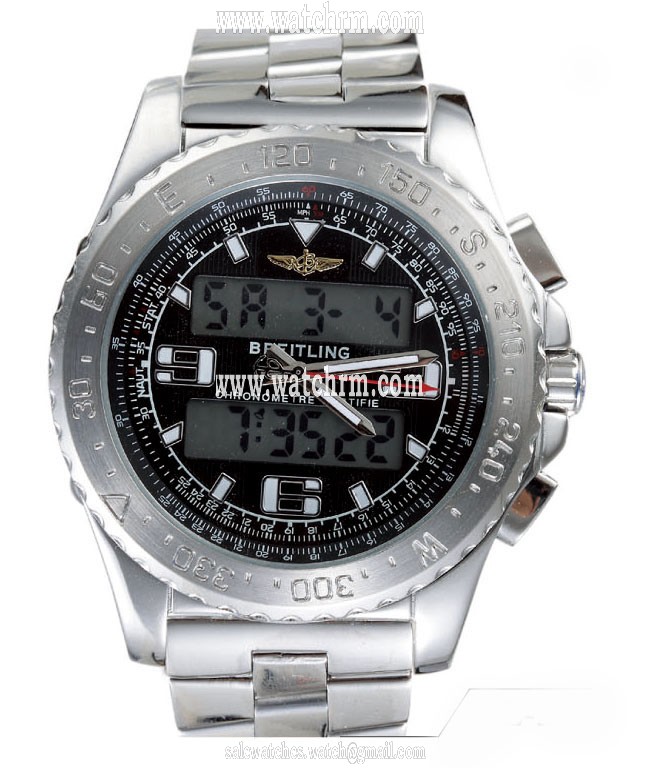 Breitling Airwolf E65062 Mens Stainless Steel Case Round Watch