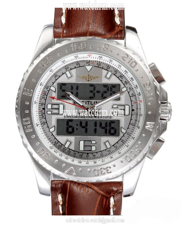 Breitling Airwolf E7936210/g682-2lT Round Quartz White Dial Watch
