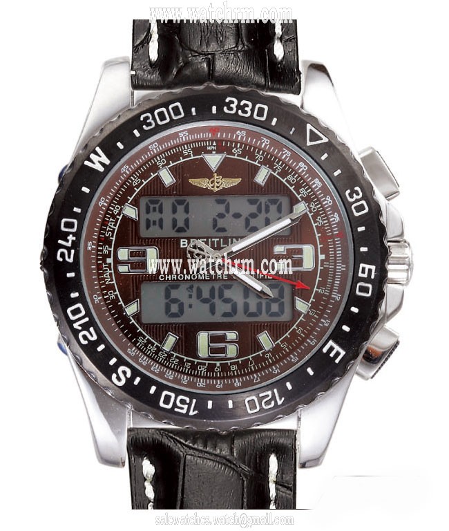 Breitling Airwolf Raven E7936210/Q572-1RT Brown Dial Quartz Watch