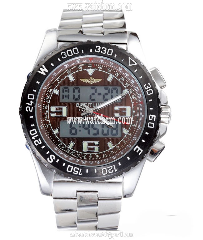 Breitling Airwolf Raven E7936210-Q572TI Round Quartz Mens Watch