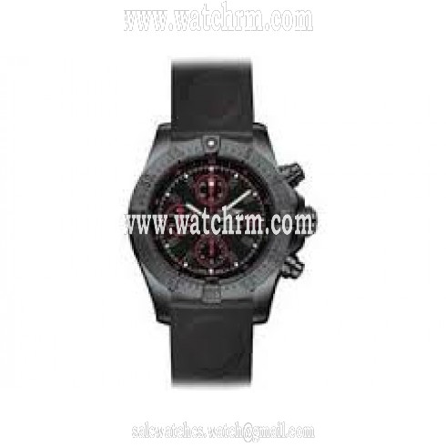 Breitling Avenger Automatic Black Dial Black Rubber Men's Watch M133802C-BC73BKOD