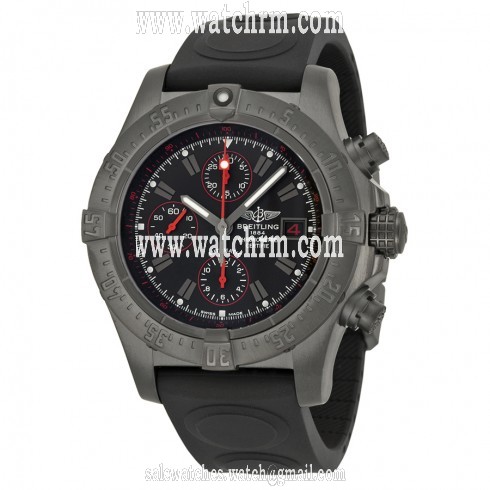 Breitling Avenger Black Dial Black Rubber Automatic Men's Watch M133802C-BC73BKRD