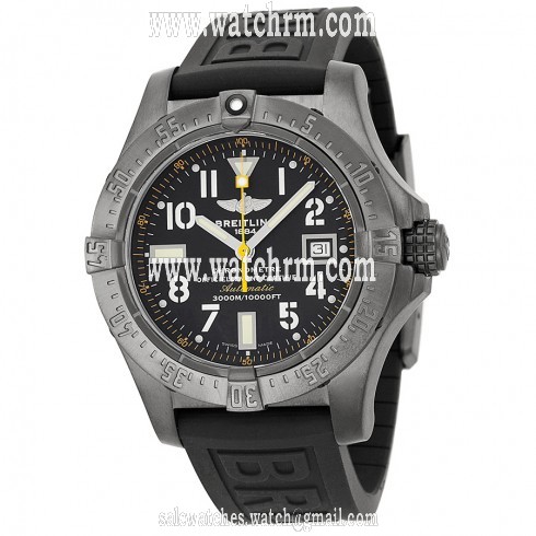Breitling Avenger Seawolf Black and Yellow Automatic Watch M17330B2-BC05BKPD