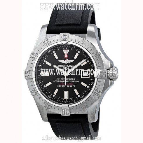 Breitling Avenger Seawolf Black Dial Rubber Strap Automatic Men's Watch A1733010-BA05BKPT
