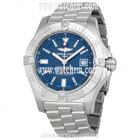 Breitling Avenger Seawolf Blue Dial Stainless Steel Automatic Men's Watch A1733010-C801SS