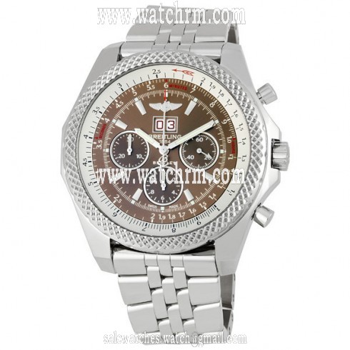 Breitling Bentley 6.75 Bronze Dial Chronograph Men's Watch A4436412-Q569SS