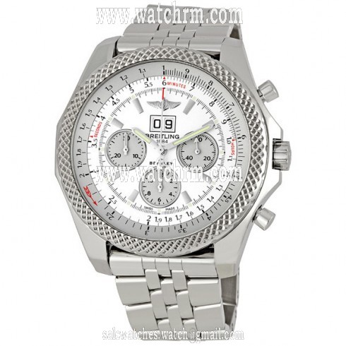 Breitling Bentley 6.75 Stainless Steel Men's Watch A4436412-G679SS