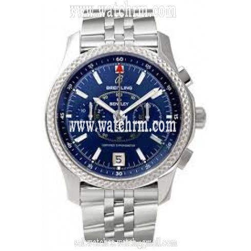 Breitling Bentley Automatic Chronograph Blue Dial Men's Watch P2636212/C707-SS