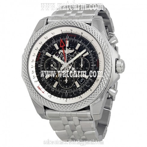 Breitling Bentley B04 GMT Black Dial Chronograph Men's Watch AB043112-BC69SS