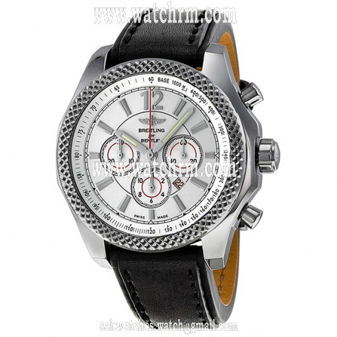 Breitling Bentley Barnato 42 Automatic Chronograph Silver Dial Men's Watch A4139021-G754