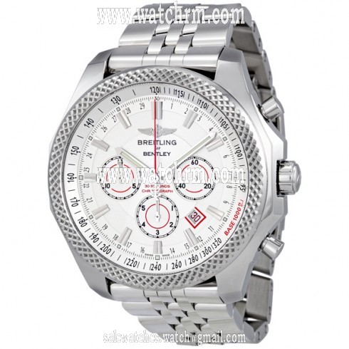 Breitling Bentley Barnato Automatic Silver Dial Men's Watch A2536821-G734SS