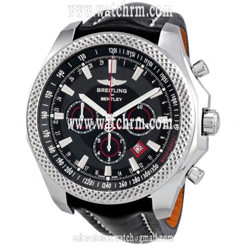 Breitling Bentley Barnato Black Dial Chronograph Men's Watch A2536824-BB11BKLD