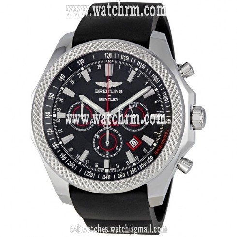 Breitling Bentley Barnato Ebony Dial Chronograph Men's Watch A2536824-BB11BKRD